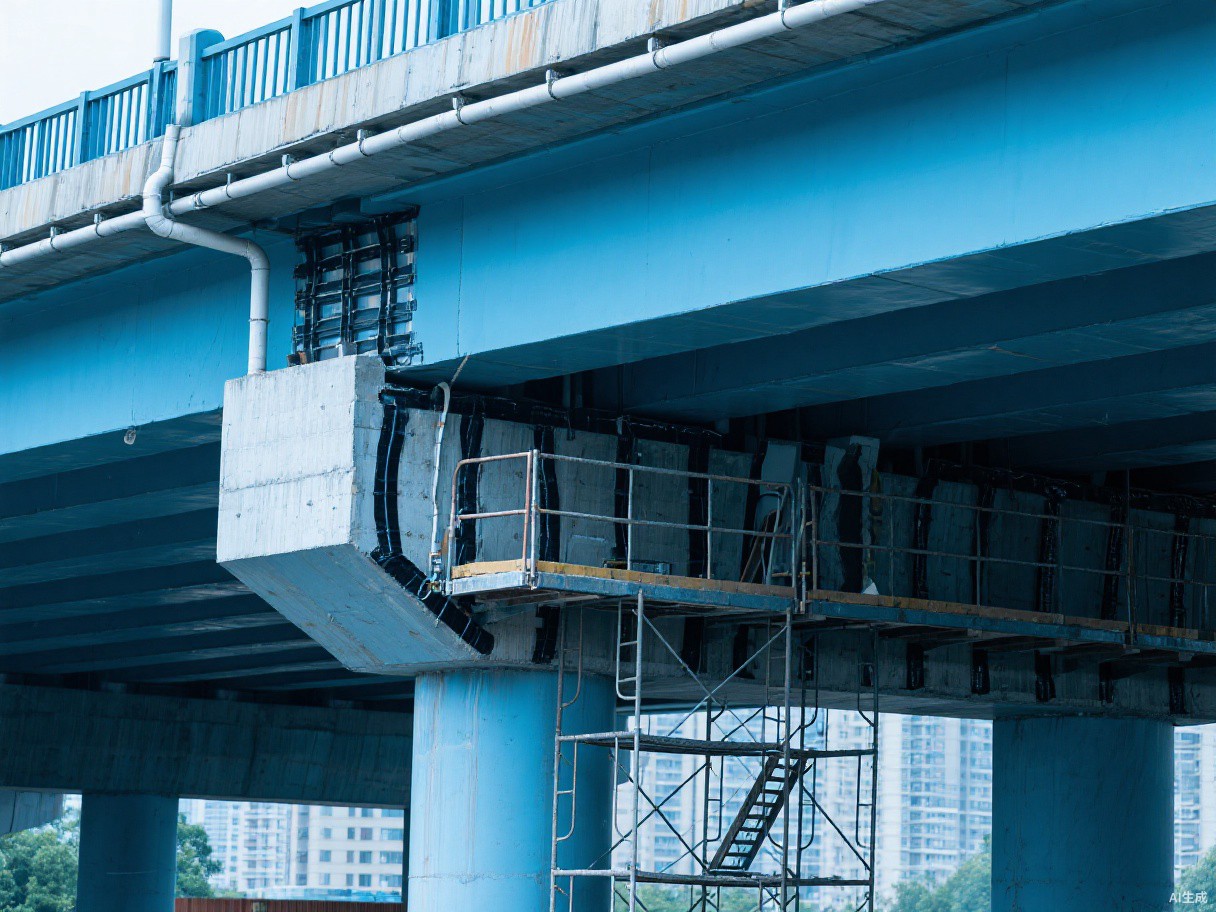 市政桥梁混凝土加固维修工程现场
